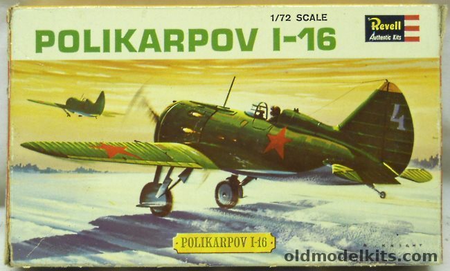 Revell 1/72 Polikarpov I-16, H635-60 plastic model kit